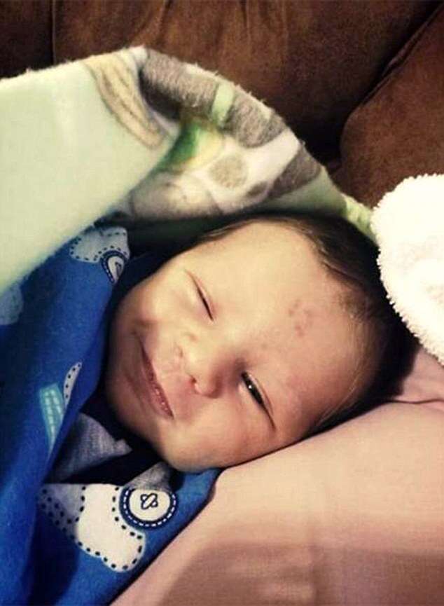 Baby born with the number "12" on forehead