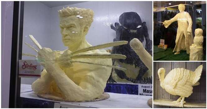 Esculturas incríveis feitas com manteiga