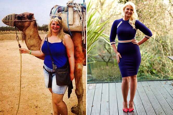 Enfermeira obesa que pesava cerca de 100 quilos muda forma física