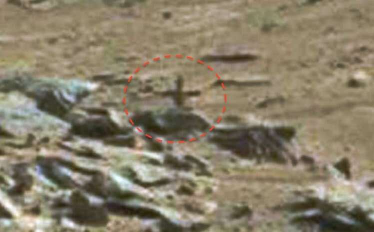 Sonda da NASA revela crucifixo em Marte