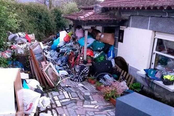 Compulsivo colecionador de lixo morre após montanha de entulho cair sobre ele