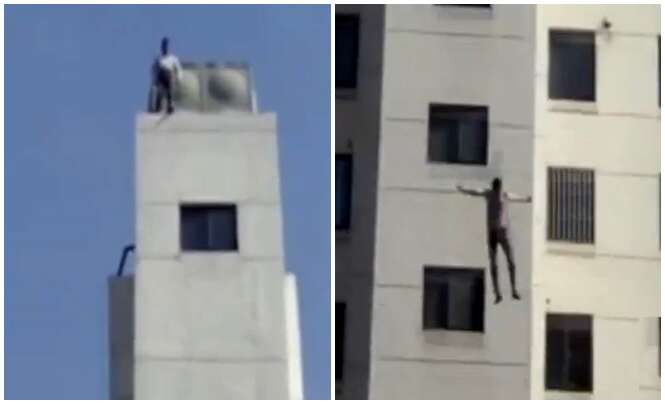 Suicida salta do 11º andar de prédio na China