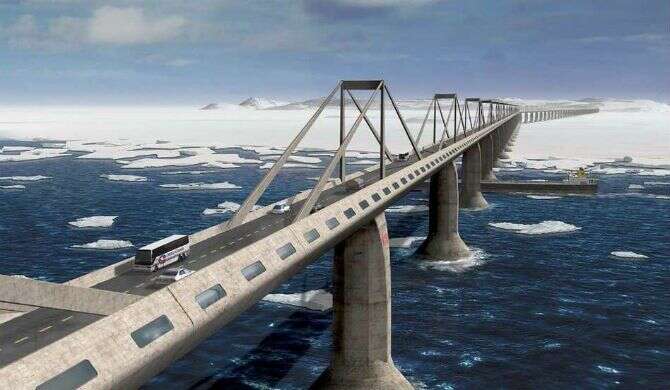 Empresa se prepara para construir ponte ligando Nova York a Londres