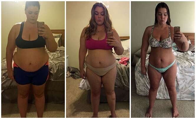 Obesa documenta em selfies perda de 57 quilos em um ano