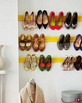 Como organizar sapatos em casa