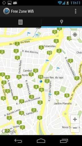 App para encontrar redes WiFi disponíveis e compartilhar senhas de acesso das mesmas