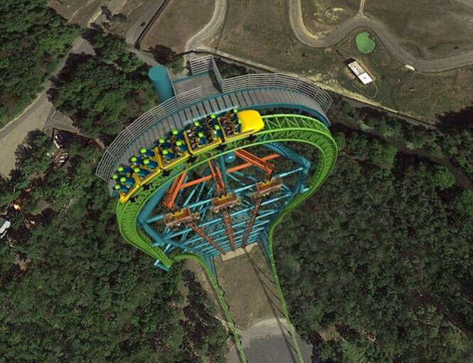 Zumanjaro: Drop of Doom é a maior montanha-russa do mundo.