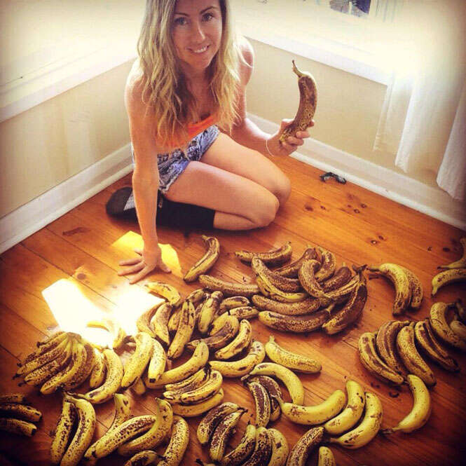 Guru da dieta come até 51 bananas em um dia.