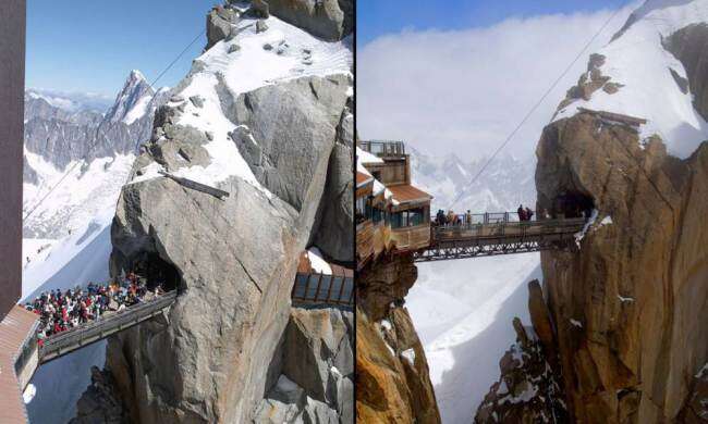 Aiguille du Midi Bridge, França