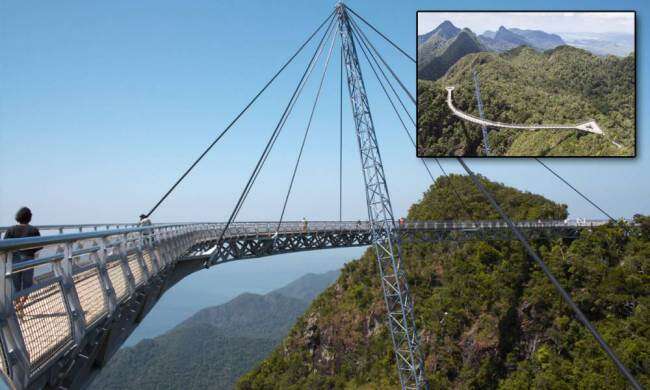 Langkawi Sky Bridge. Kedah, na Malásia