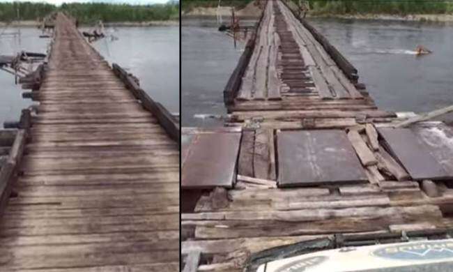 Vitim River Bridge, Rússia