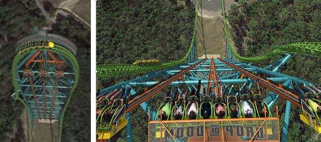 2.  Zumanjaro, Gota of Doom, Six Flags New Aventura, New Jersey