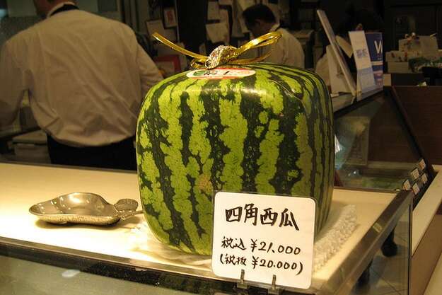 Loja japonesa vende frutas por preço muito alto