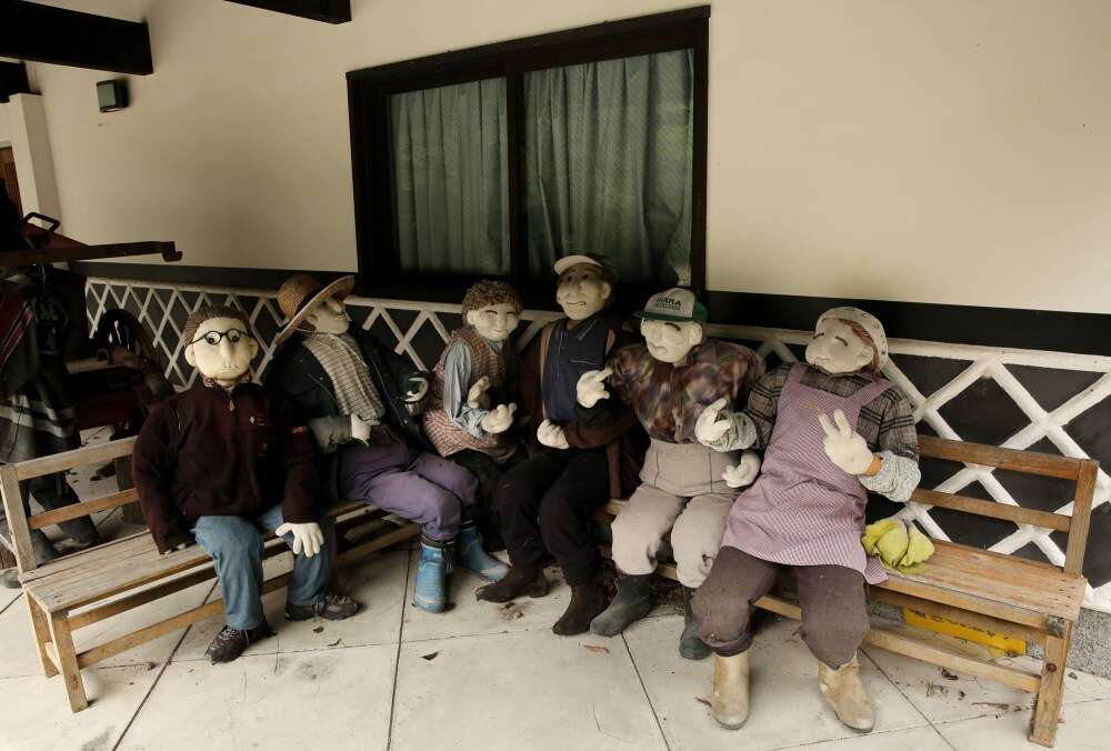 Scarecrows Illustrate Lives Of Japanese Countryside