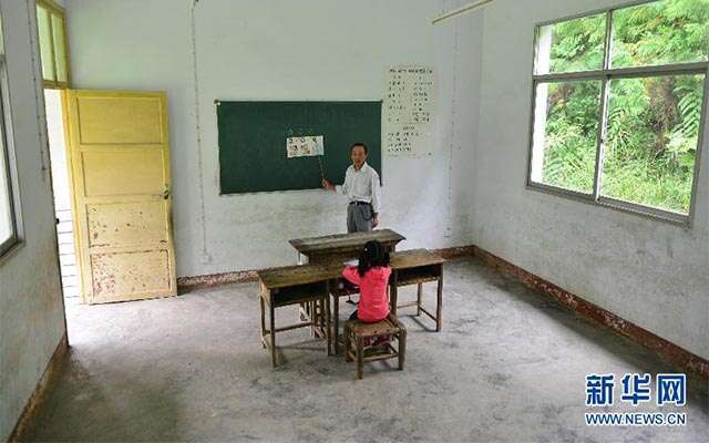 Escola na China inicia ano com apenas um aluno