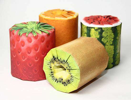 Japão lança rolo de papel higiênico em formato semelhante a frutas