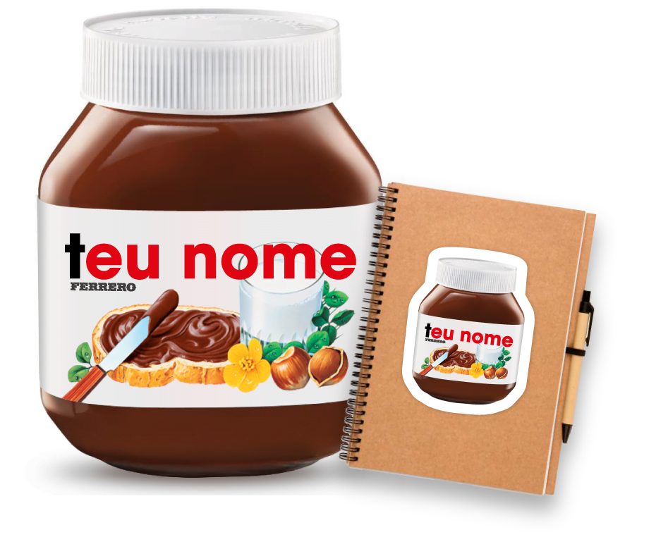 Nutella faz sucesso vendendo produtos com nomes de pessoas nas embalagens 