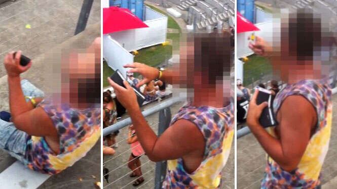 Vídeo de folião bêbado tentado tirar foto com cartão de crédito bomba na web