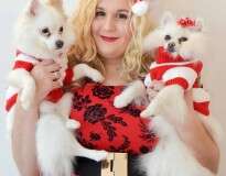 Mulher gasta 16 mil reais em presentes de Natal para seus cãezinhos de estimação