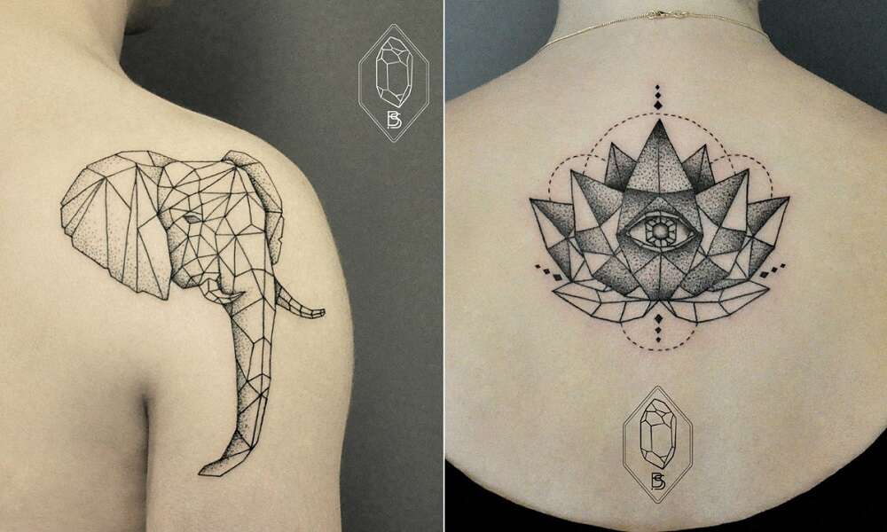 Tatuagens geométricas