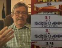 Homem ganha 1,35 milhões na loteria e ao ir buscar prêmio descobre que bilhete estava com erro de impressão