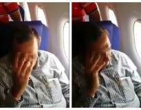 Vídeo: Mulher envergonha homem dentro de avião após ser tocada por ele durante voo