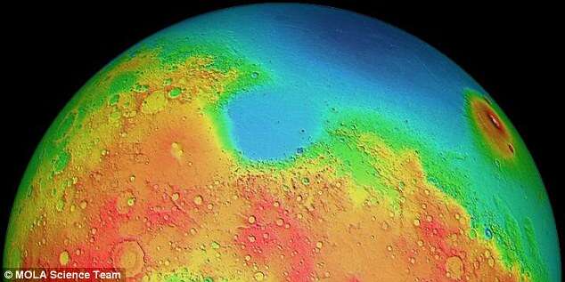 Cientistas descobrem dois hemisférios no planeta Marte