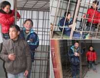 Pai mantém filho de 12 anos vivendo dentro de gaiola para proteger os vizinhos da fúria do menino