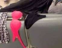 Mulher causa polêmica ao colocar roupas íntimas para secar em assentos de sala de embarque de aeroporto
