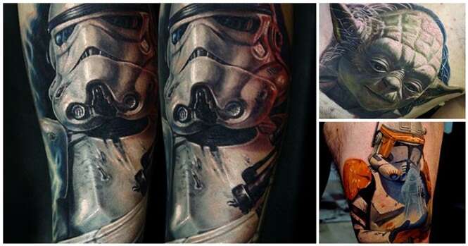 Tatuagens para quem é fã de Star Wars