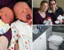 Mulher com paralisia cerebral vai ao banheiro para defecar e acaba dando à luz bebês gêmeos