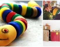 12 brinquedos divertidos feitos com materiais que iriam parar no lixo