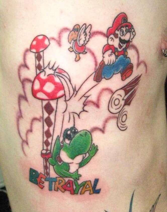 Tatuagens inspiradas em games clássicos