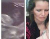 Grávida vê suposto fantasma de sua mãe enquanto fazia exame de ultrassom de seu bebê