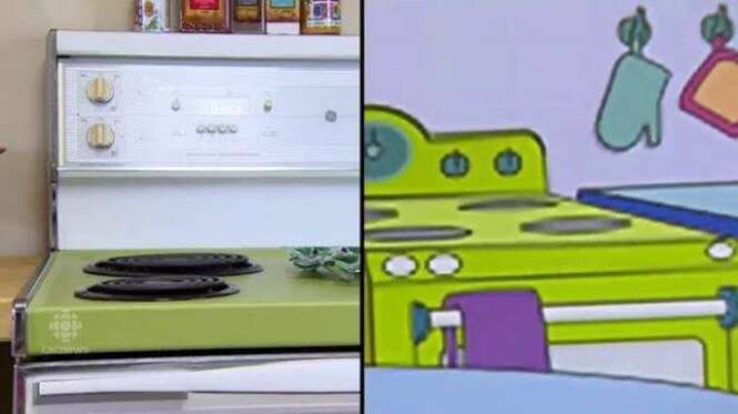 Woman recreates Simpsons kitchen in her own home Credit: CBC News