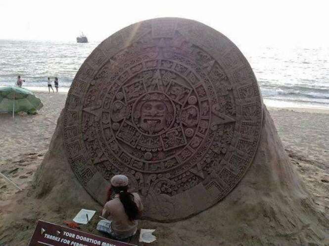 Esculturas de areia impressionantes