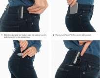 Calça que carrega smartphone dentro do bolso chega ao mercado e já pode ser comprada na web