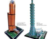 8 edifícios conhecidos recriados com peças de Lego