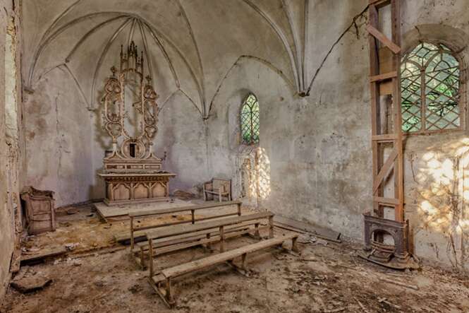 abandoned decay church