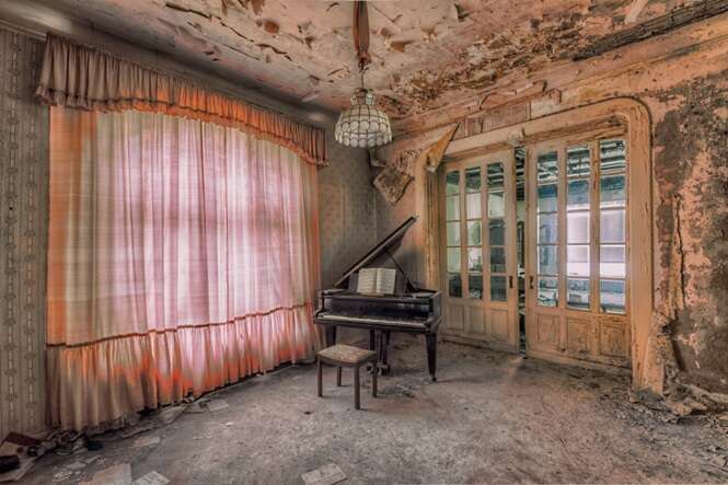 Fotos interessantes registradas em prédios abandonados na Europa