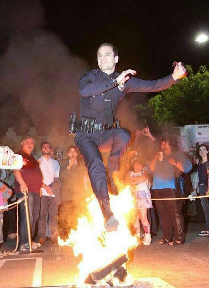 Policiais que sabem como se divertir