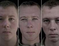 Sequência de imagens mostra mudanças incríveis nos rostos de soldados militares que serviram no Afeganistão