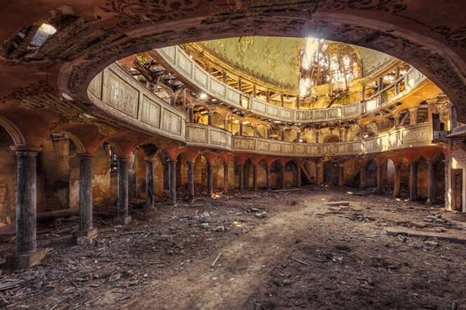 abandoned decayed chapel