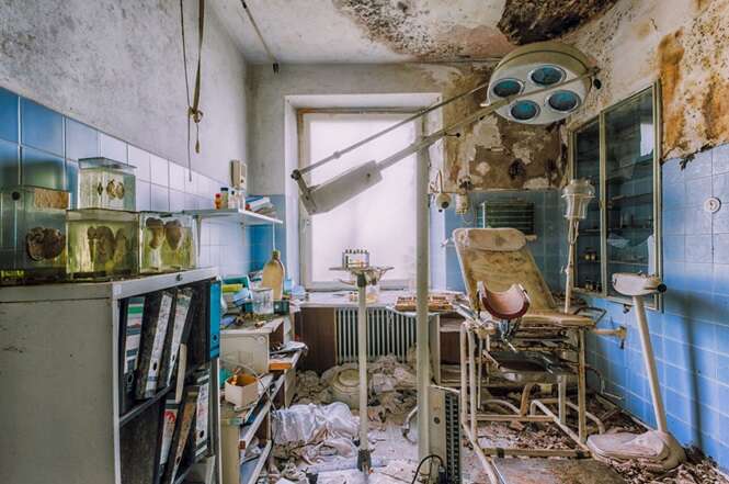 abandoned doctor room