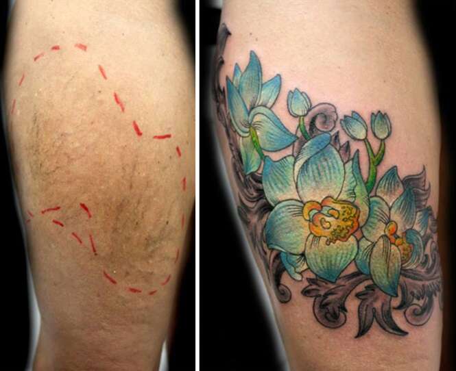 Mulher faz tatuagens gratuitas em sobreviventes de violência doméstica