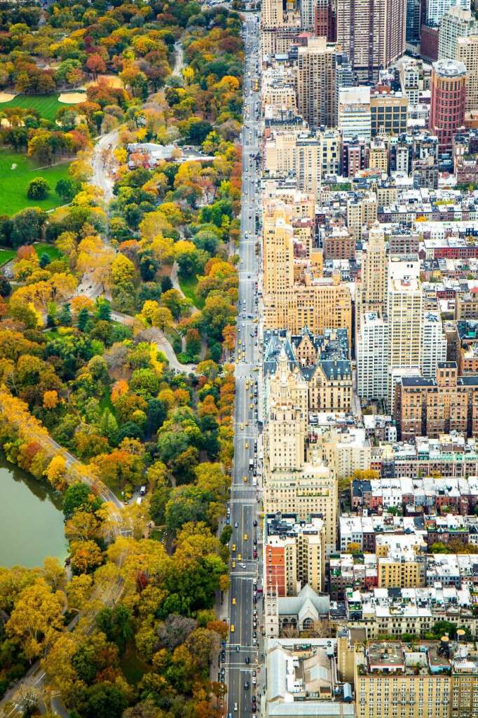 Foto mostra incrível contraste em cidade de Nova York