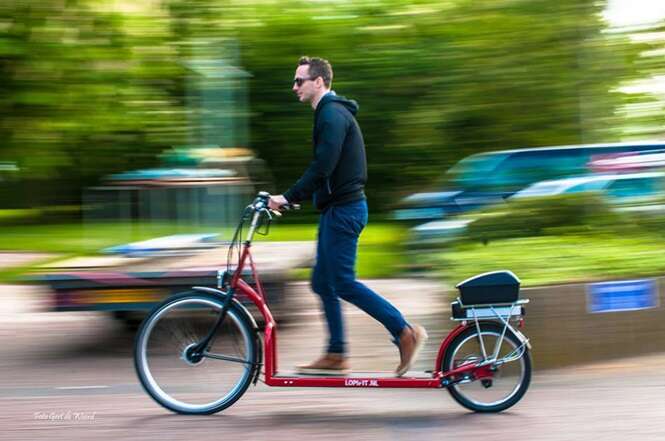 Bicicleta elétrica com esteira permite uma nova experiência de transporte
