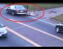 Vídeo flagra momento em que adolescente sequestrada salta de carro em movimento para escapar de seu calvário
