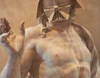 Artista recria personagens de Star Wars como estátuas gregas