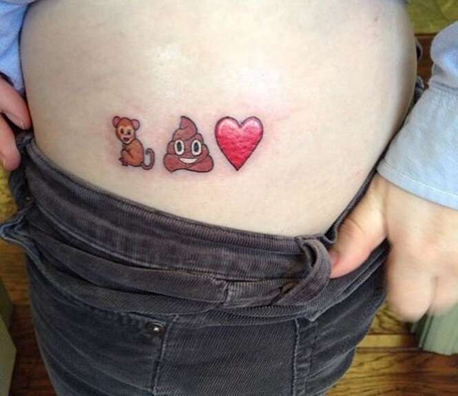 Tatuagens inspiradas em emojis